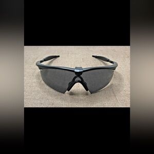 Made in USA Oakley M Frame Z87 Black Wrap Around Sunglasses